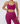 Pink Ultimate Sculpting Lifting Legging on the top of the thigh