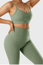 Load image into Gallery viewer, Sculpting Leggings with side ribbing
