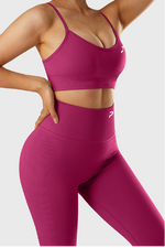 Load image into Gallery viewer, Sculpting Leggings with side ribbing
