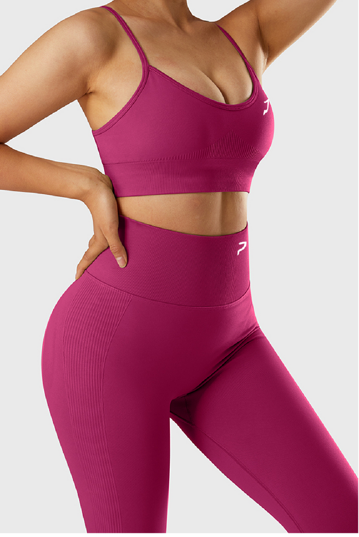 Sculpting Leggings with side ribbing