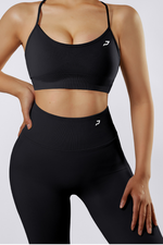 Load image into Gallery viewer, Sculpting Leggings with side ribbing
