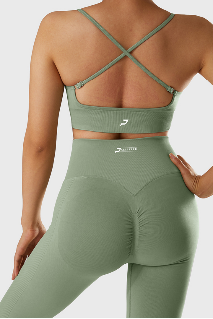 Sculpting Leggings with side ribbing